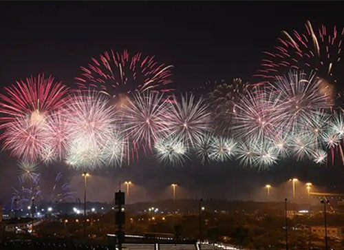 龙泉市焰火晚会